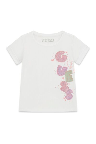 Guess تي شيرت عالي ومنخفض من SS