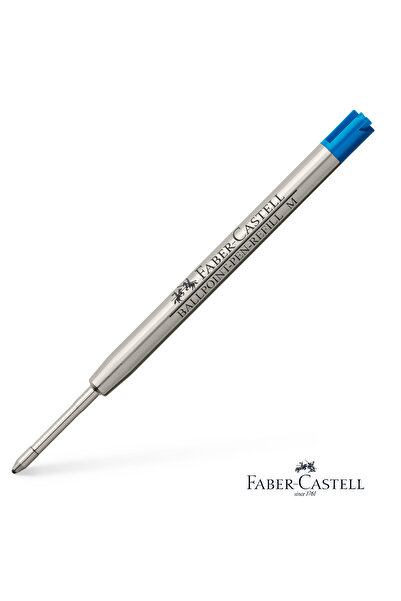 Faber Castell Rezervă albastră pentru pix Faber-Castell, vârf metalic M, capa...