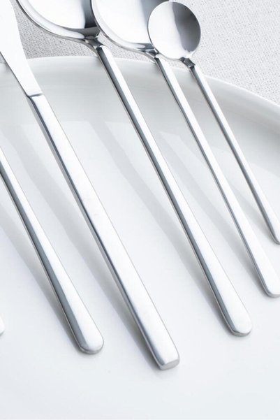 ACAR Milano 36 Piece Stainless Steel Cutlery Set Silver 0451