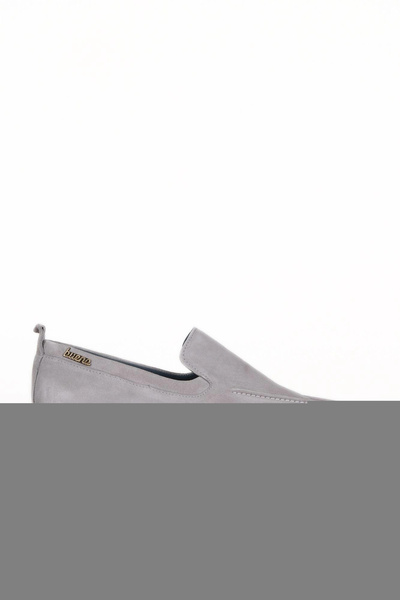Bueno Shoes Gray Light Suede Men's Casual Shoes 01Me9400