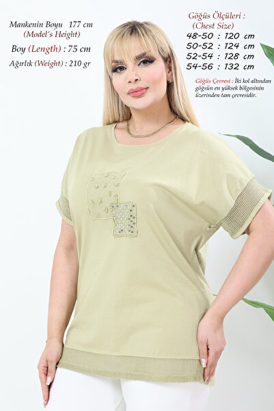 Laden Women's Plus Size Summer Top High Quality 100% Cotton Linen Woven Embro...