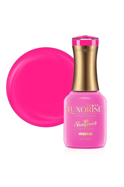 LUXORISE Ημιμόνιμο βερνίκι νυχιών Summer Collection - Spicy Raspberry 15ml