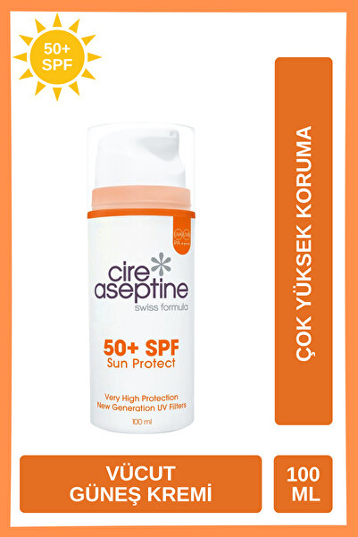CIRE ASEPTINE كريم واقي من الشمس بعامل حماية 50+ SPF 100 مل