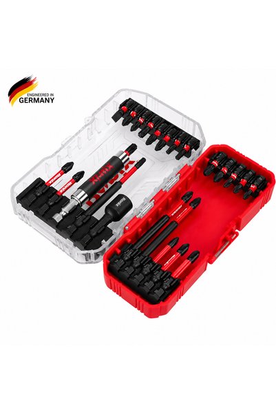 Ronix 30Pcs Tool Set, S2 Material, Hrc 60+-2 Hardness, Germany Design