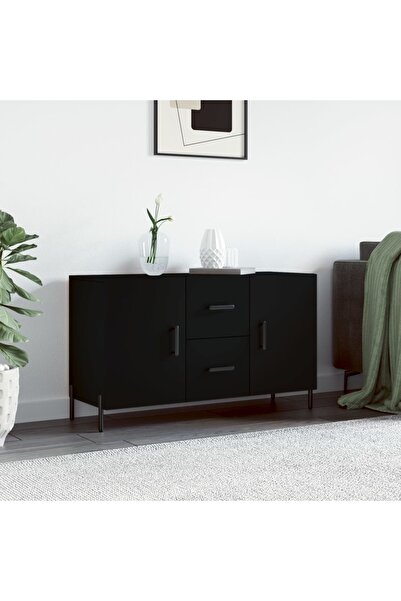 Concept Servantă, negru, 100x36x60 cm, lemn compozit