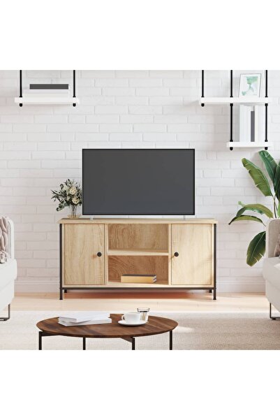 Concept Comodă TV, stejar sonoma, 100x40x50 cm, lemn prelucrat