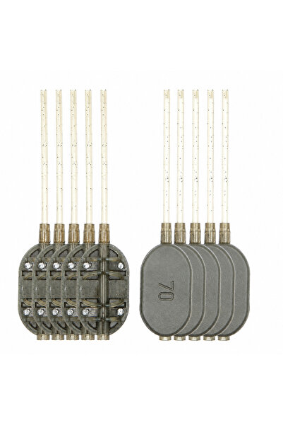FRY Method Feeder Classic Flat L Inter. cu tija 70gr, set 10buc