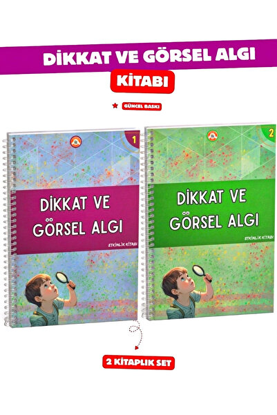 Esen Yayınları DİKKAT VE GÖRSEL ALGI ETKİNLİK KİTABI 1-2