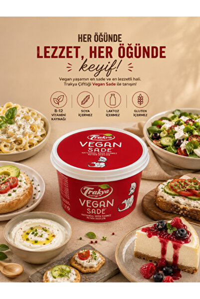 Trakya Çiftliği Vegan Sade Krem Peynir