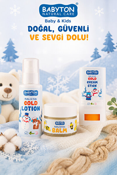BABYTON Doğal Cold Stick Nemlendirici ve Besleyici-Soğuk Hava Yıpratıcı Etki Karşıtı