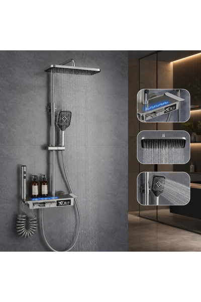 SMART GADGETS C&A Coloană de duș inteligentă cu afișaj LED, control termostat...
