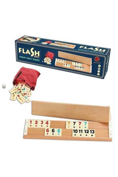 Star Oyun Aletleri Star Flash Wooden Okey Set