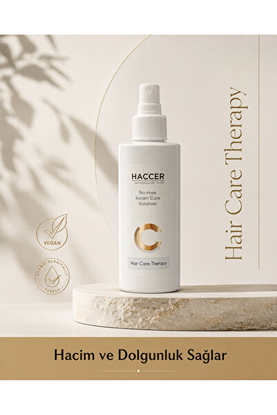 Haccer Hair Care Therapy Kolay Saç Tarama, Saç ve Diplerini Besleme, Isı Koru...