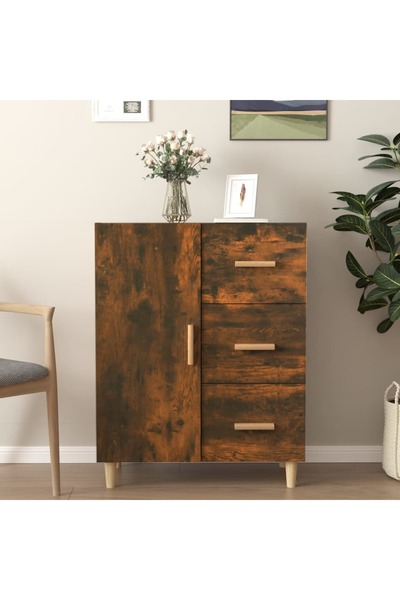 Concept Servantă, stejar fumuriu, 69,5x34x90 cm, lemn prelucrat