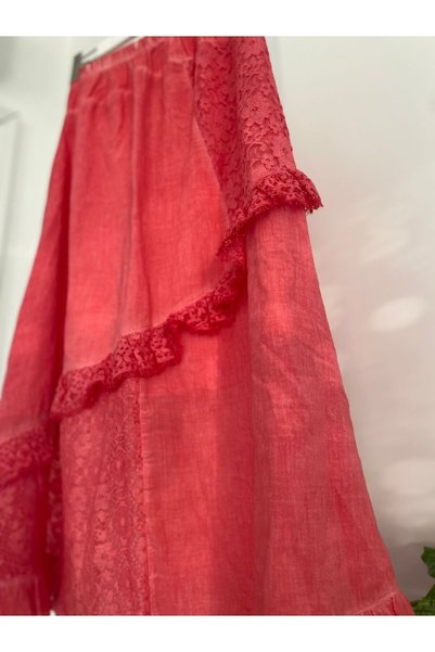 Bohemian تنورة واسعة من القطن العضوي بنسبة 100%