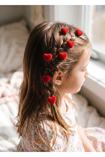 Velvet Heart Trend Hair Earrings 10pcs