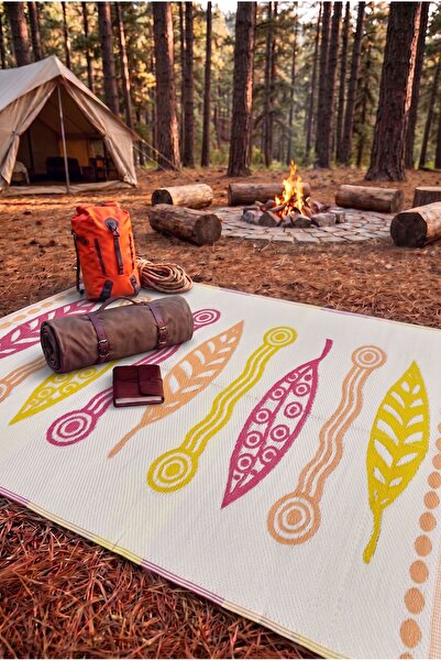 Savana 8816 Beach Camping Picnic Garden Rug Balcony Terrace Wicker Mat Savannah Rug