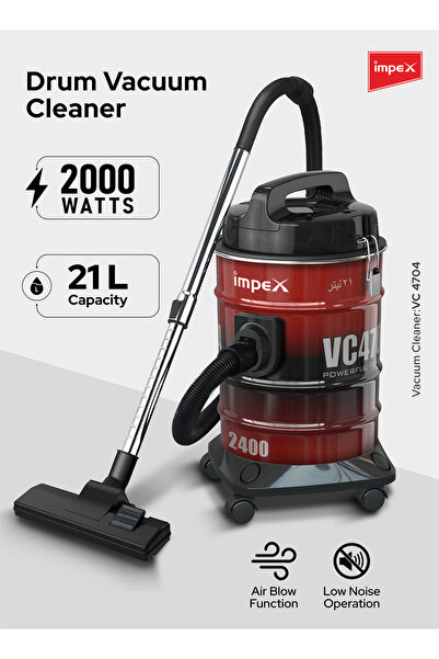 IMPEX IMPEX Dry Vacuum Cleaner 18L Capacity Dust Full Indicator Powerful 2000...