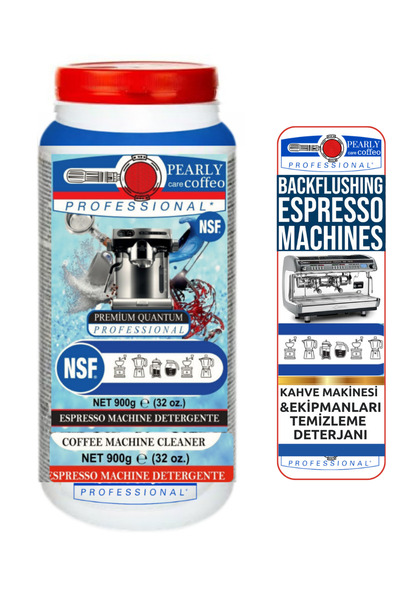 PEARLY CARE COFFEO Espresso Kahve Makinesi Temizleyici toz Puly Deterjan 900g...
