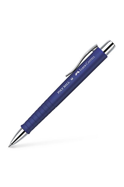 Faber Castell Faber-Castell Tükenmez kalem Poly Ball Mavi M uç Mavi Refill (2...