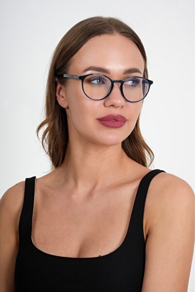 Olivier Philippe Black Round Blue Light Protective Glasses