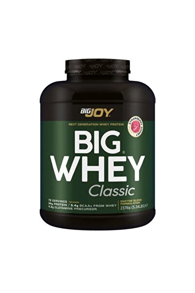 Bigjoy BIGWHEY Whey Protein Classic Çilek Aromalı 2376g 72 Servis