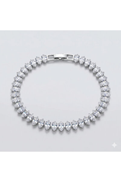 Siya Silver Women's Steel Waterway Bracelet