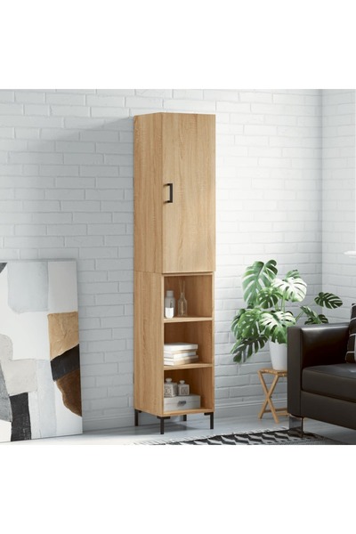 Concept Dulap înalt, stejar sonoma, 34,5x34x180 cm, lemn prelucrat