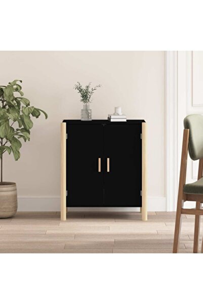 Concept Servantă, negru, 62x38x70 cm, lemn prelucrat