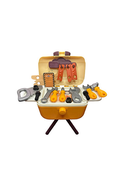 Universul Jucăriilor Portable Tool Top Bottom Set for Kids – 23 Pieces with T...