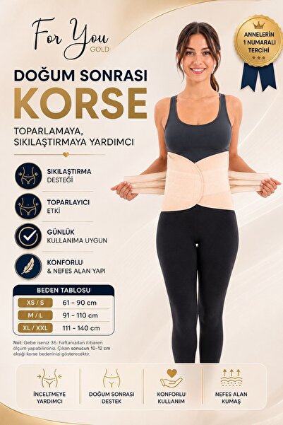 For You Gold İnceltici, Toparlayıcı, Sıkılaştırıcı Destekleyici Doğum Sonrası...