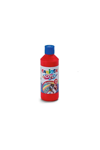carioca tempera acrylic watercolors 250 ml Red