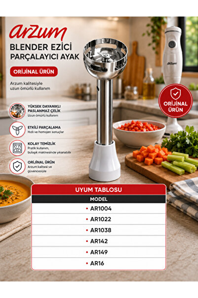 ÖZ BEYAZ EŞYA ARZUM- Ar1004 Ar1022 Ar1038 Ar142 Ar149 Ar161 Parçalayıcı Ezici...