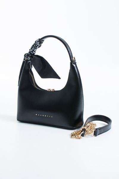 DEV 3 ADAM Geantă de umăr și crossbody pentru femei, model baguette, cu eșarf...