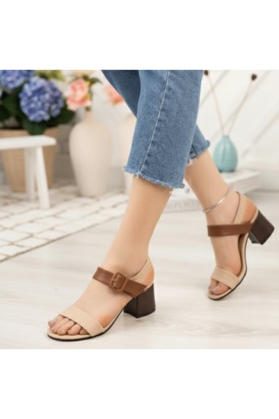 M&B COLLECT Daily Women's Heeled Straw Strap Sandals