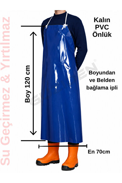 Gordion Pvc Önlük - Su Geçirmez - Kasap Önlüğü Pvc Önlük