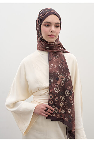 Freshscarfs Seraphına Desen Şal Bordo