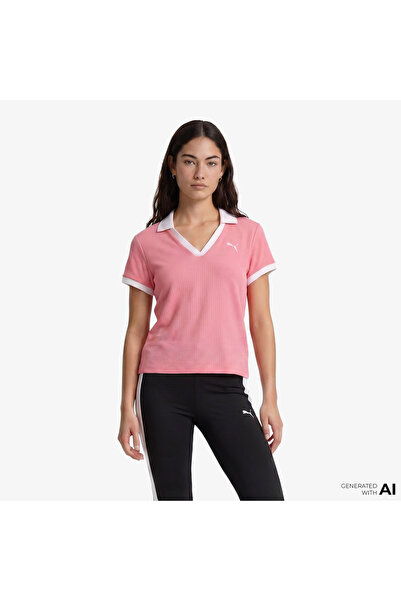 Puma Wardrobe Ess Kadın Pembe Polo