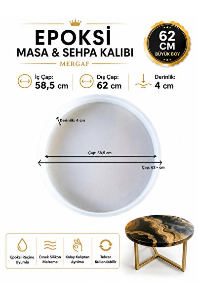 MERGAF Sehpa epoksi kalıbı