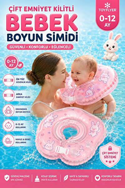 BigsToy Bebek Simidi Güvenli Yüzme Yardımcısı, Emniyet Kilitli Bebek Deniz & ...