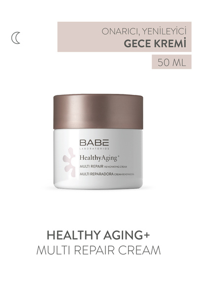 Babe Laboratorios Healthyaging+ Multi Repair Night Cream 50ml - Renewing Nigh...