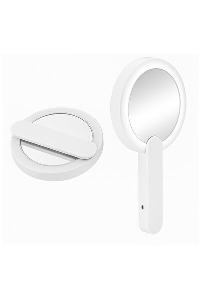 OEM Oglindă de Buzunar cu Iluminare LED, Design Pliabil, Compactă, Carcasă AB...
