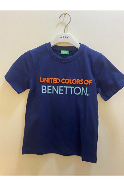 Benetton United Colors of Benetton dečija tamnoplava majica BNT-B21361