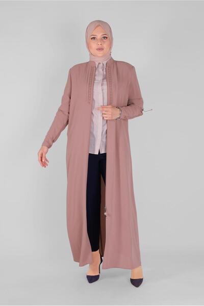 Alvina HAKİM YAKA BONCUK İŞLEMELİ PARDESÜ 10368