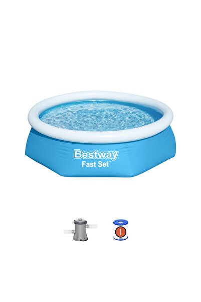 BESTWAY 57450 Fast Set Çember Şişme Havuz Seti 2.44 m x 61 cm