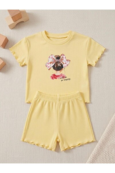 babykugu Yazlık Kız Çocuk ve Bebek Alt Üst Takım