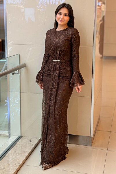 Mahal Fashion Night Lez Dantel Abiye Elbise