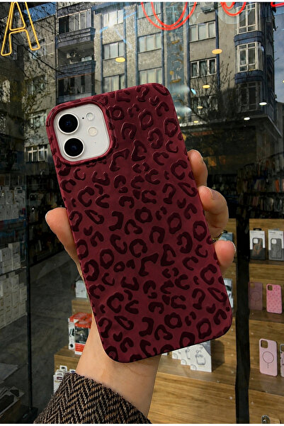 OVADA İphone 11 Uyumlu Leopar Desenli Silikon Telefon Kılıfı