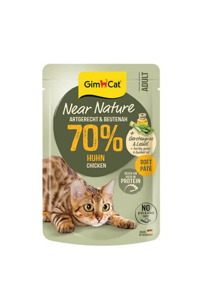 Gimcat Near Nature Ezme Tavuklu Pouch Yetişkin Kedi Konservesi 85 Gr