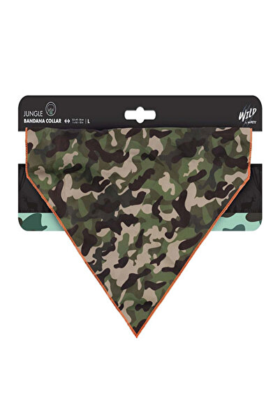 M-PETS Wild Jungle Bandana Cat and Dog Collar Large 23X17.5 cm